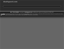 Tablet Screenshot of idsafeguard.com